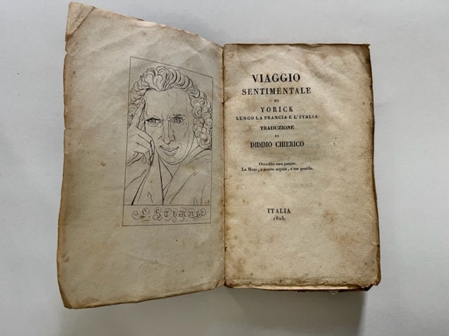 Viaggio sentimentale di Yorick lungo la Francia e l'Italia. Traduzione di Didimo Chierico